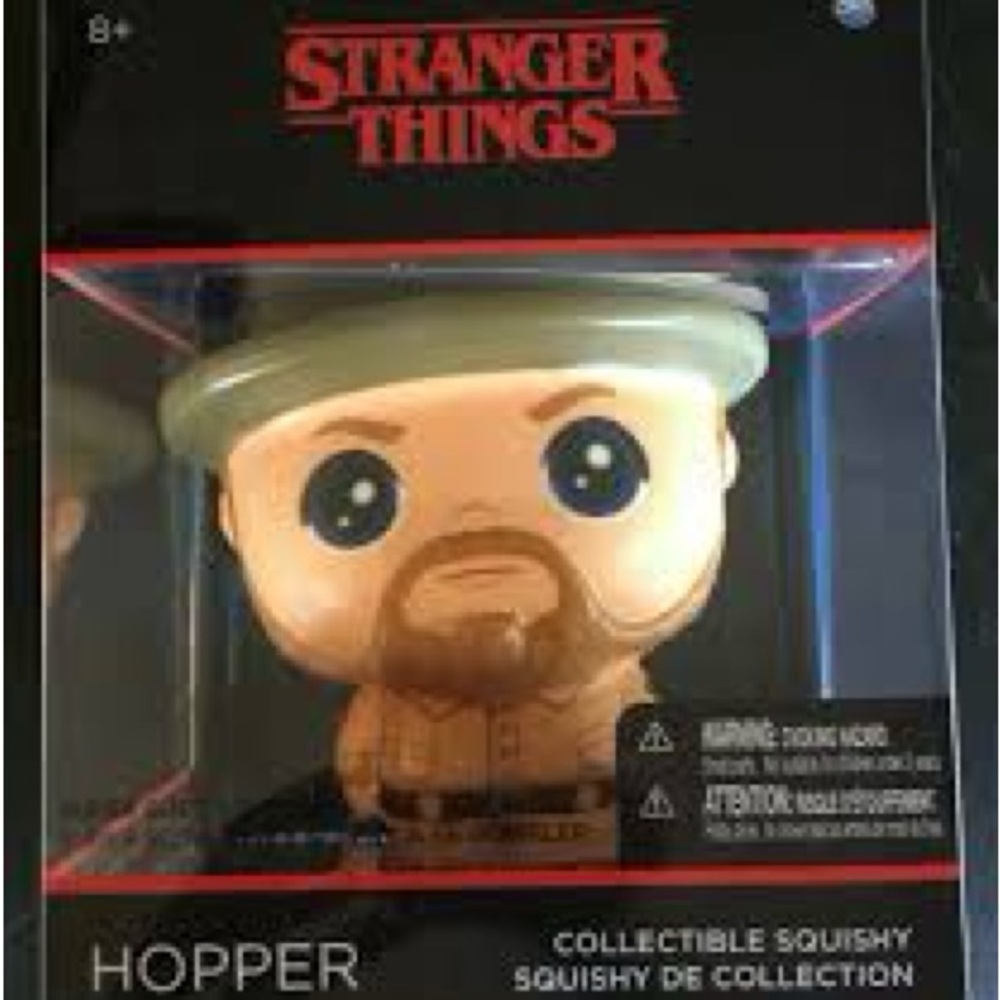 Stranger Things Hopper Squishy Collectible Figure from Netflix Original Figure